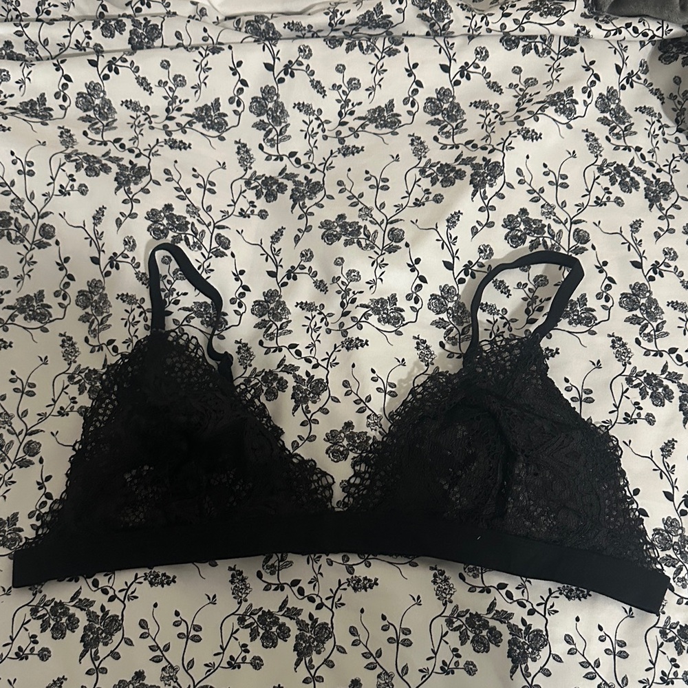 Victoria's Secret Black Lace Bralette